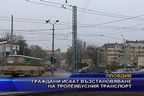 Граждани искат възстановяване на тролейбусния транспорт
