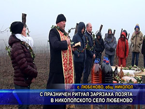С празничен ритуал зарязаха лозята в никополското село Любеново