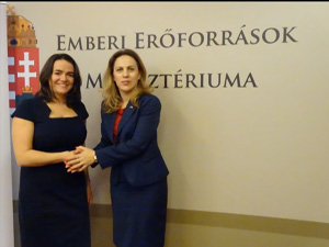 Посещение на Марияна Николова в Унгария