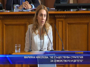 Марияна Николова: "Не съществува Стратегия за семейството и детето"