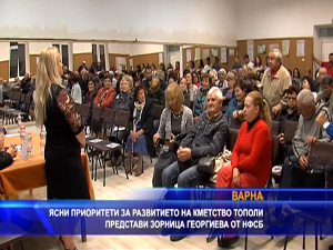 Ясни приоритети за развитието на кметство Тополи представи Зорница Георгиева от НФСБ